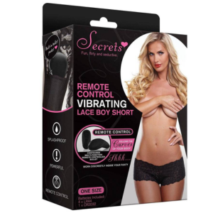 Secrets Remote Control Vibrating Boyshorts