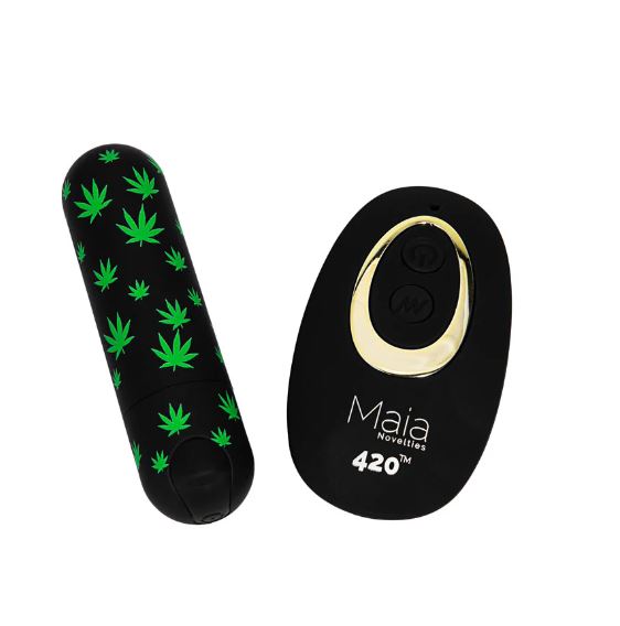 Date Night 420 Vibrating Panty + Remote - L/XL