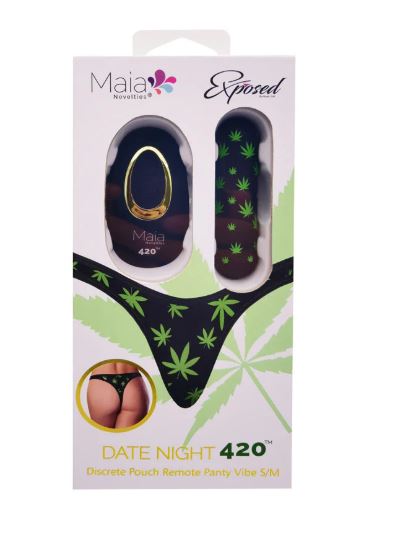 Alternative view of Date Night 420 Vibrating Panty + Remote - S/M