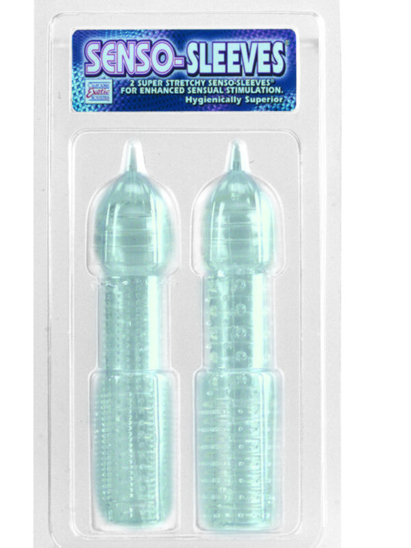 Senso Silicone Masturbator 2 Pack - Clear