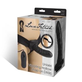 Unisex Vibrating Hollow Strap On Harness + Dildo