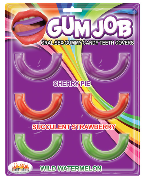 Gum Job Oral Sex Candy Teeth Covers - 6 Pack