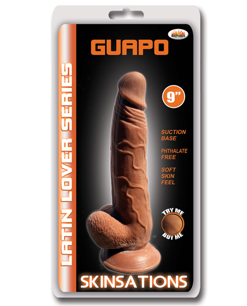 Skinsations Guapo Latin Lover Large Dildo - 9"