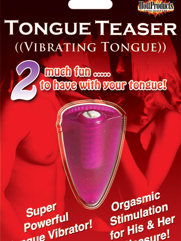 Tongue Teaser Vibrating Tongue Ring - Purple