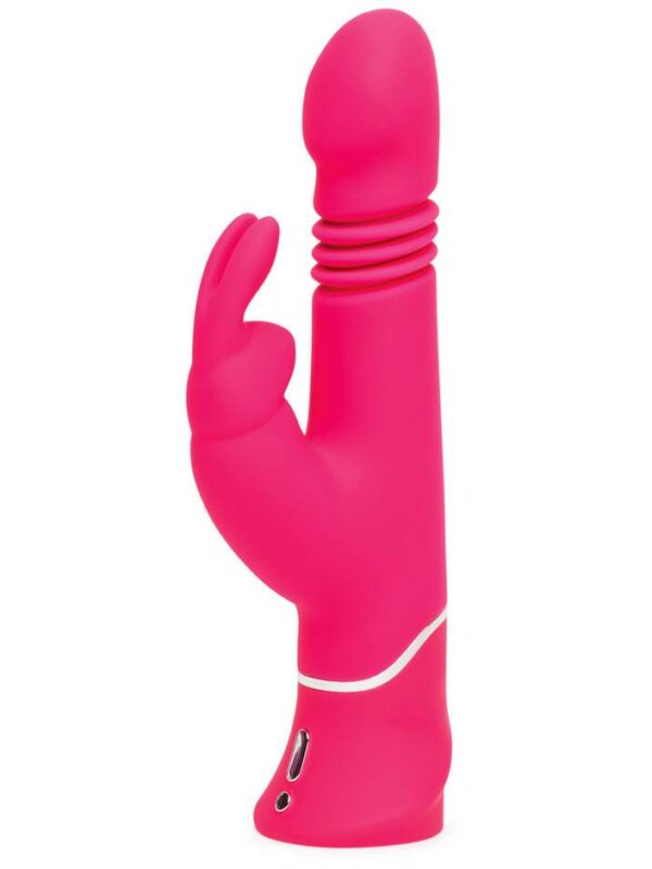 Happy Rabbit Thrusting Rechargeable Rabbit Pink