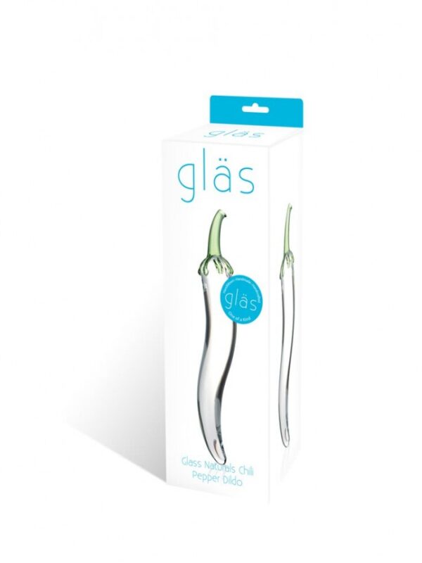 Glass Naturals Chili Pepper Dildo