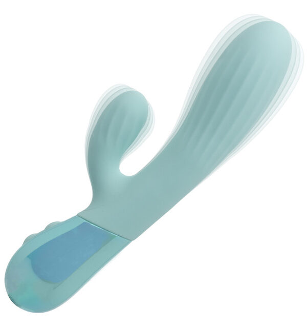 Alternative view of Aura Dual Ripple Rabbit Style Vibrator