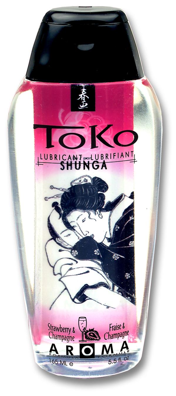 Shunga Erotic Toko Aroma Lubricant - Strawberry Champagne 5.5oz
