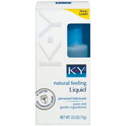 KY Natural Feeling Liquid Lubricant - 2.5oz