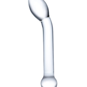Glas Slimline G Spot Glass Dildo - 8"