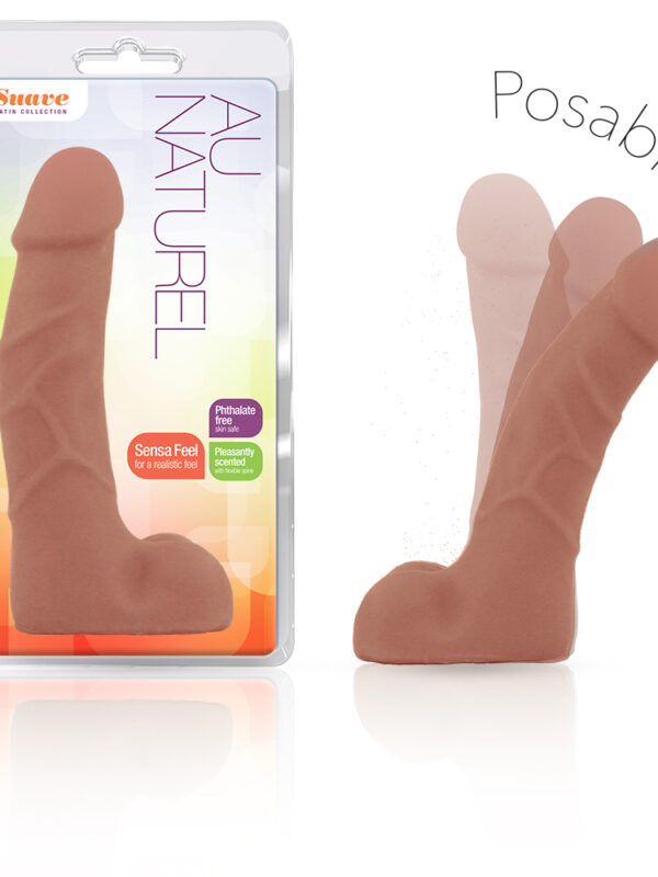Au Naturel Suave Latin Realistic Dildo - 7" Latin
