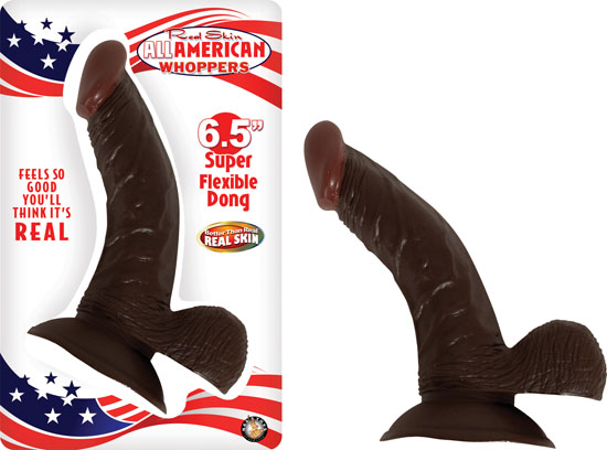 Afro American Big Black Cock - 6.5"