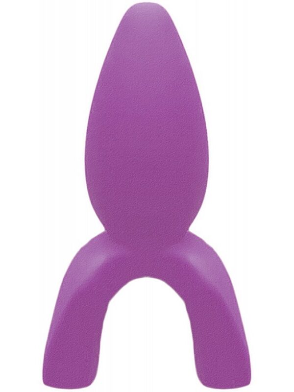 Stealth Rider Tongue Vibrator +  Pleasure Tip - Purple