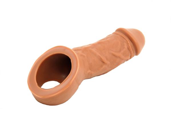 Holster Penis Extender Sleeve -4.5" Caramel