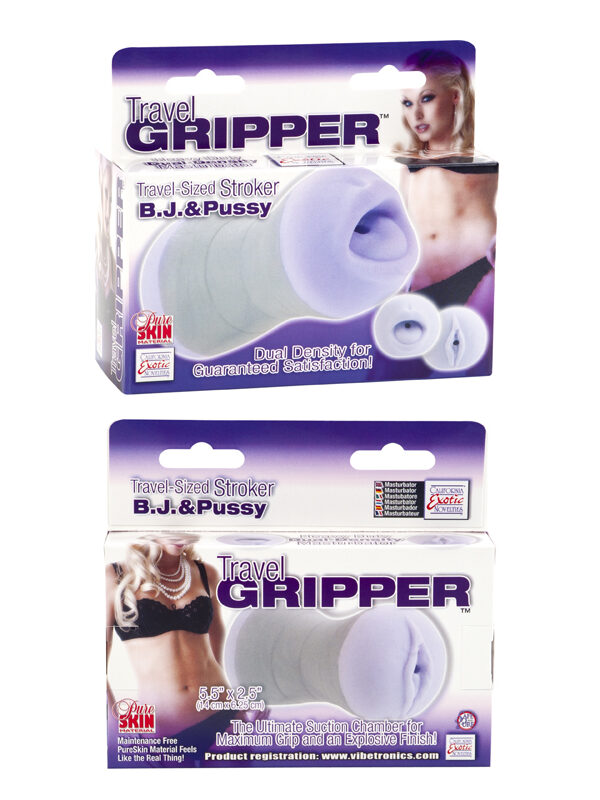 Travel Gripper BJ + Pussy Stroker
