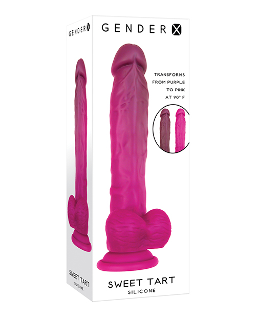 Gender X Sweet Tart Color Changing Dildo – 8.25"