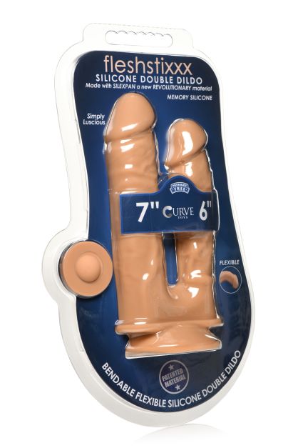 Fleshstixxx Double Dildo - Tan Medium