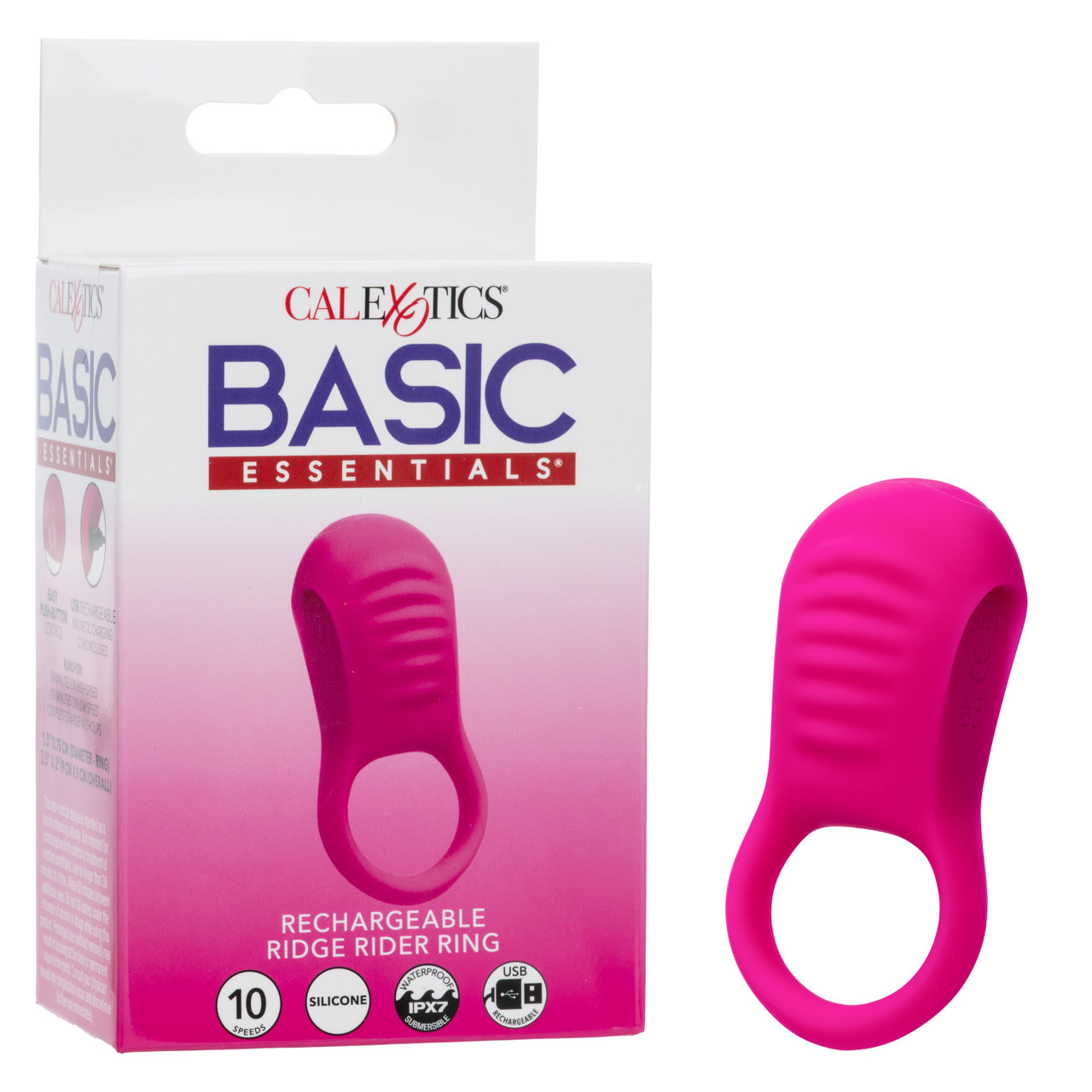 Rechargeable Ridge Rider Vibrating Ring - Image 5