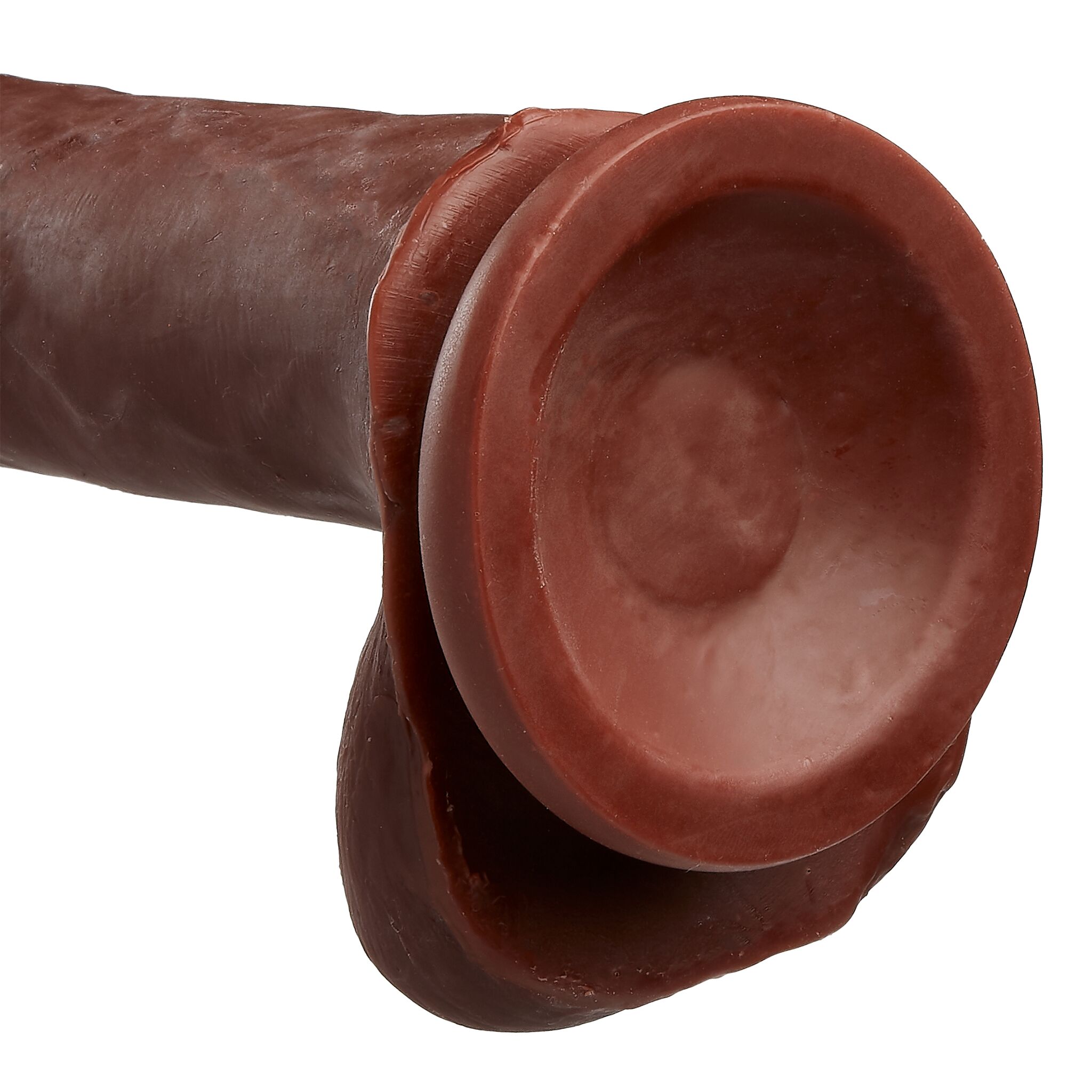 Cloud 9 Dual Density 6in Thick Realistic Dildo - Brown - Image 2
