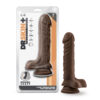 Dr. Skin Plus 9in Posable Realistic Dildo - Chocolate