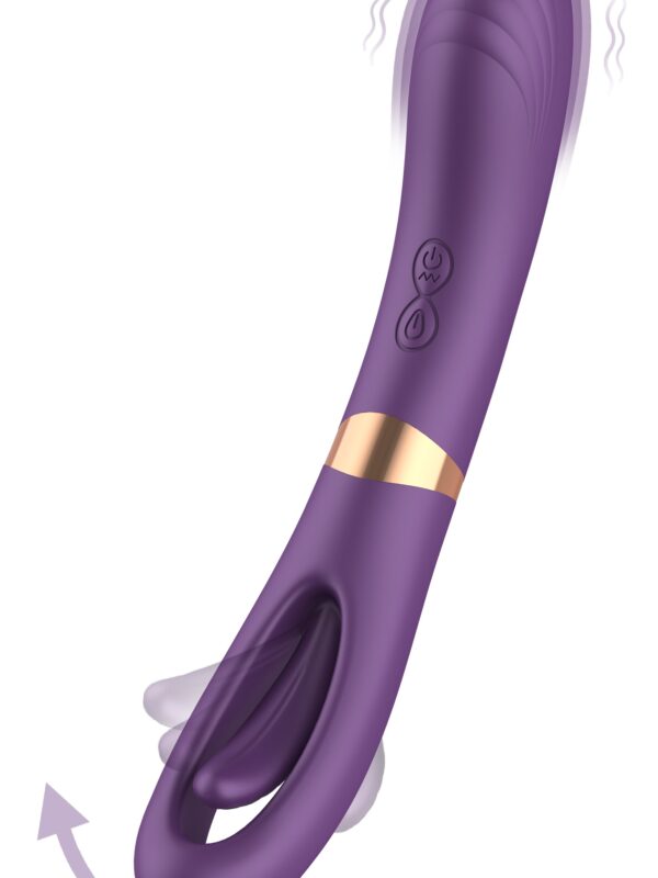 Trixie Waterproof Dual-Function Flicking Vibrator