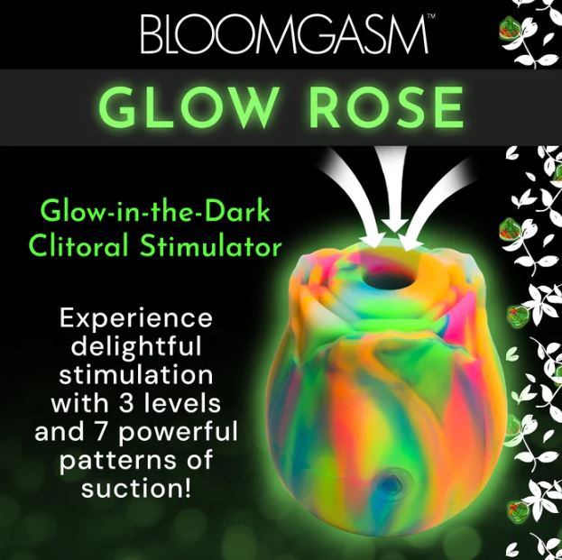 Glow Rose Glow-in-the-Dark Clit Stimulator - Image 3
