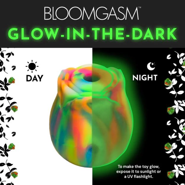 Glow Rose Glow-in-the-Dark Clit Stimulator - Image 4