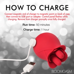 Bloomgasm Rose Fondle 10x Massaging Clit Stimulator - Image 4