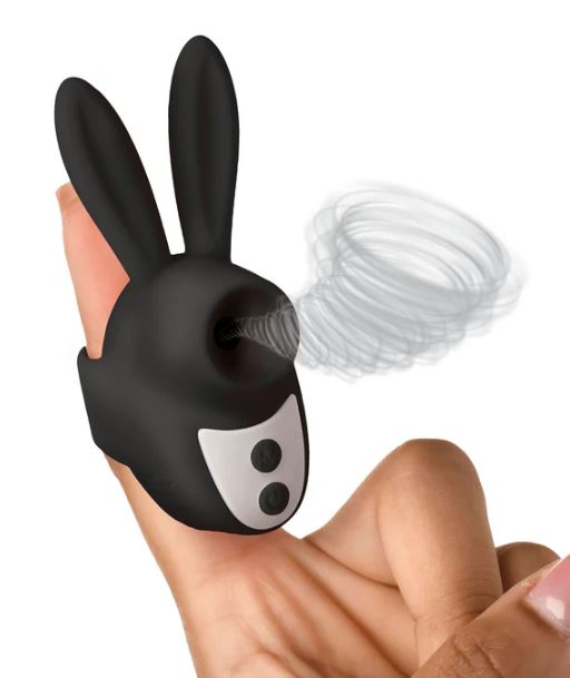 Sucky Bunny Clit Stimulator - Black