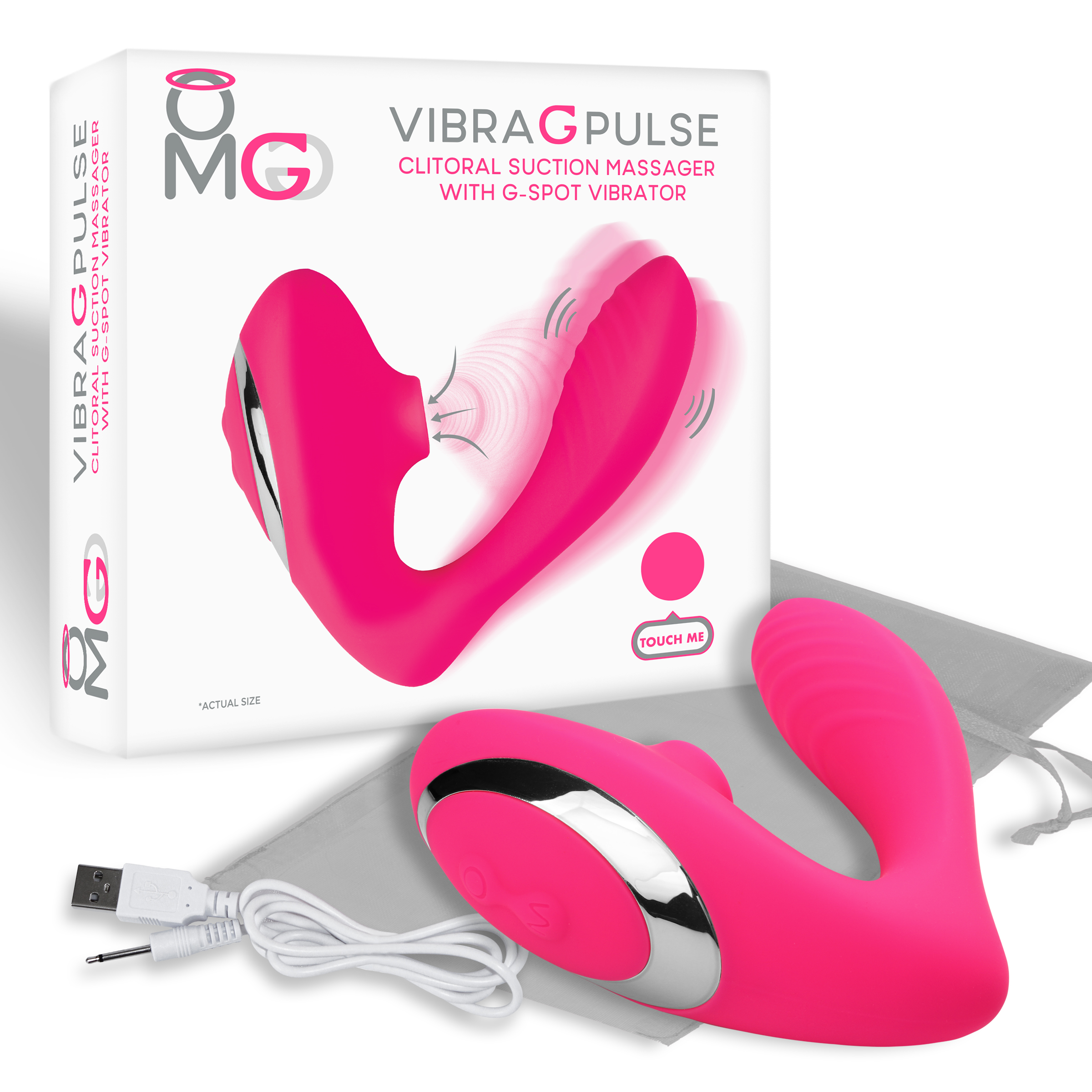 OMG Vibra G Pulse Dual Stimulation Vibrator
