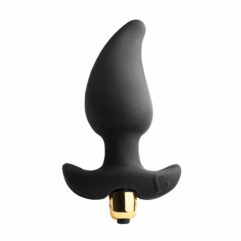 Vibrating Anal Plug with Bullet | SpicyGear