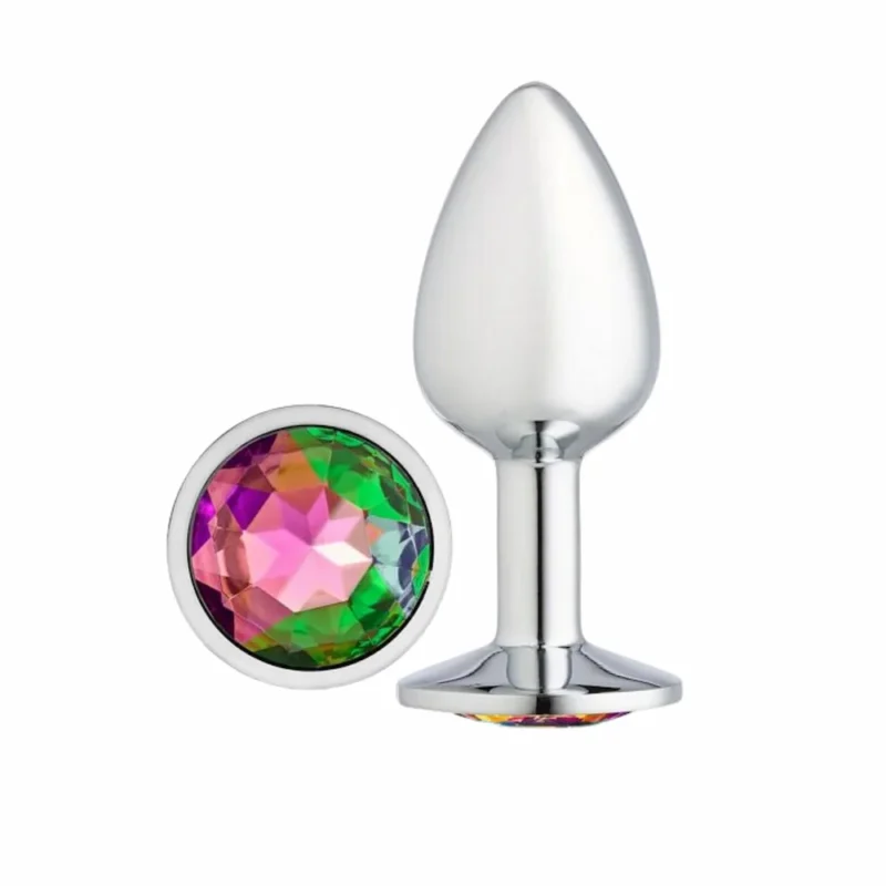 Chrome Anal Plug with Gem | Spicy Gear