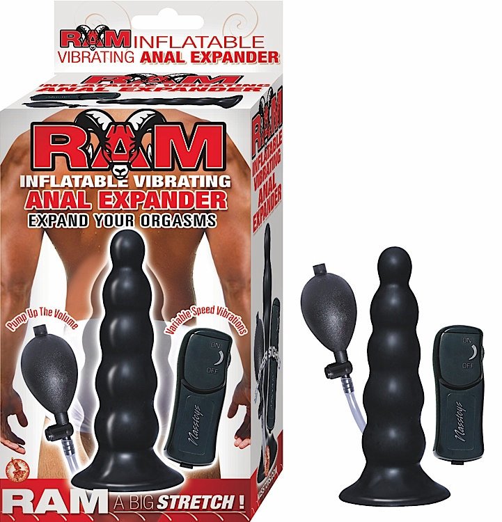 Ram Inflatable Vibrating Anal Expander - 5.5"