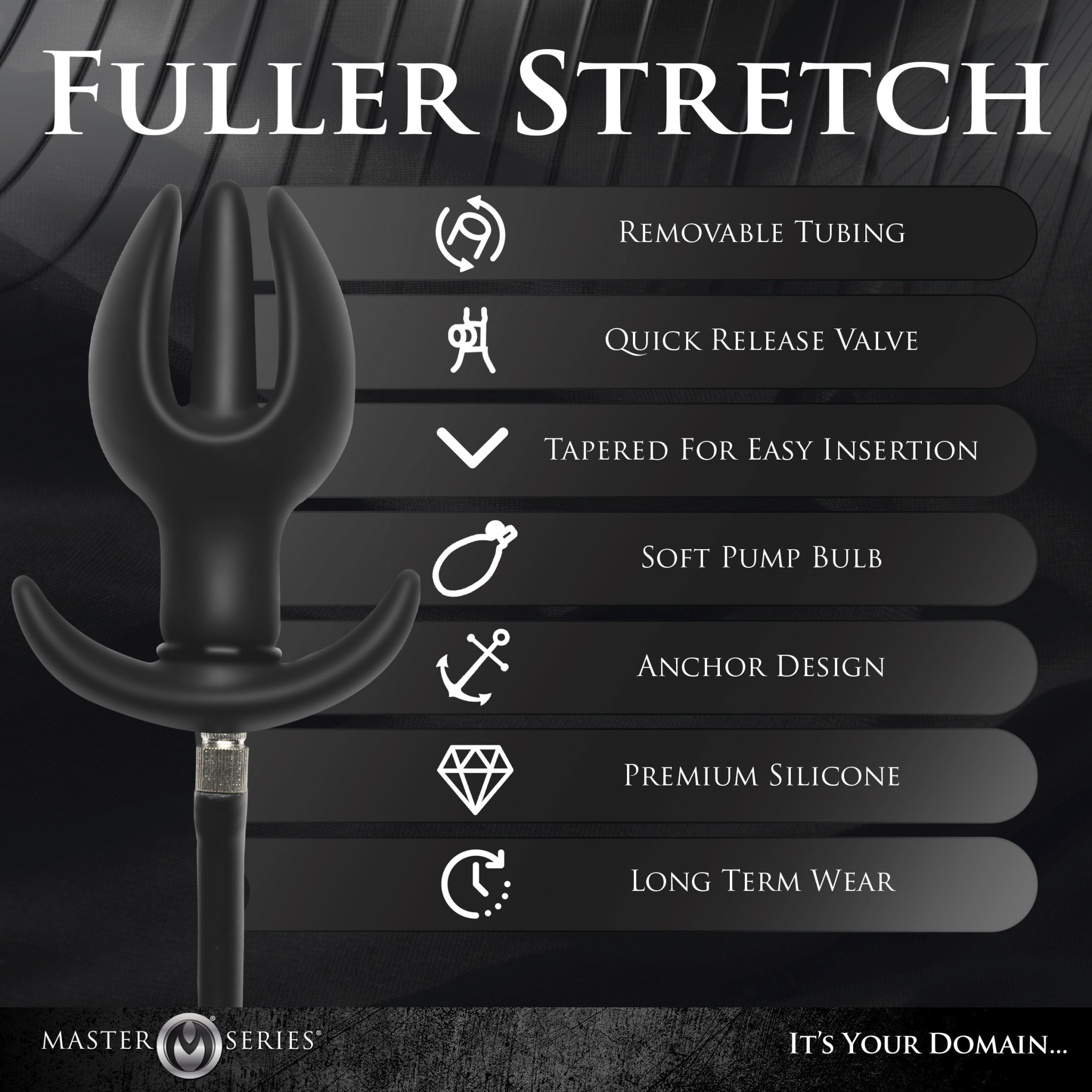 Master Series Bad Buoy Anchor Inflatable Butt Plug - Image 4