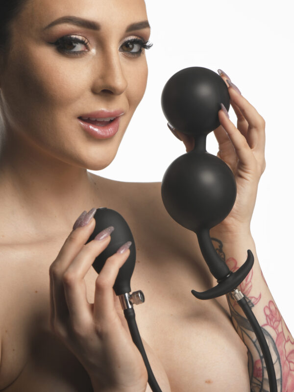 Master Series Ass Rattler Weighted Inflatable Anal Beads - Image 4