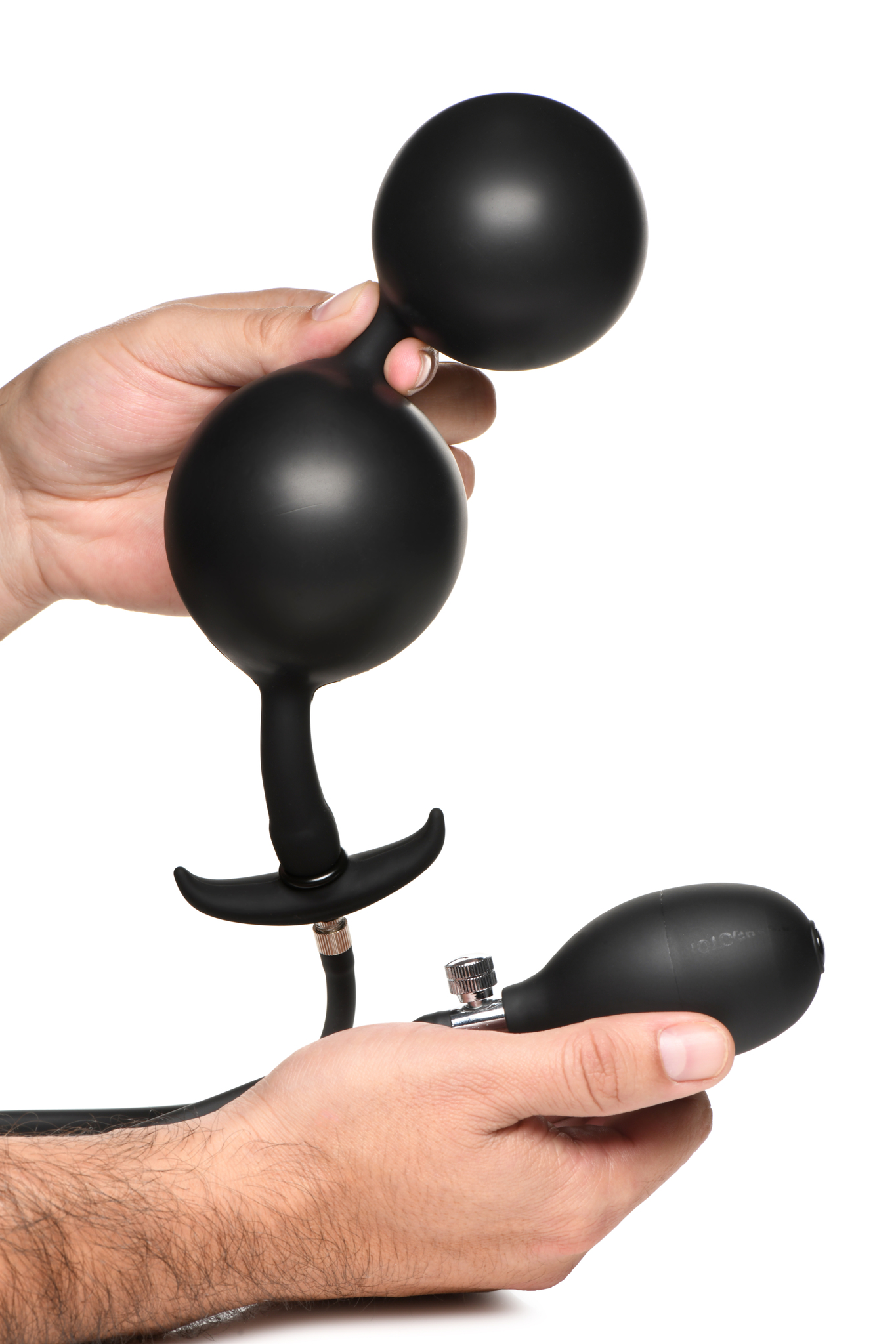 Master Series Ass Rattler Weighted Inflatable Anal Beads