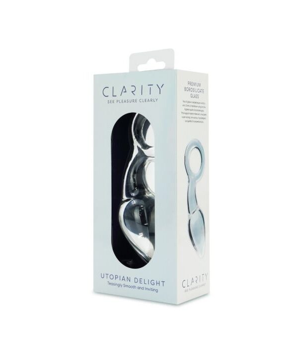 Clarity glass dildo utopian delight