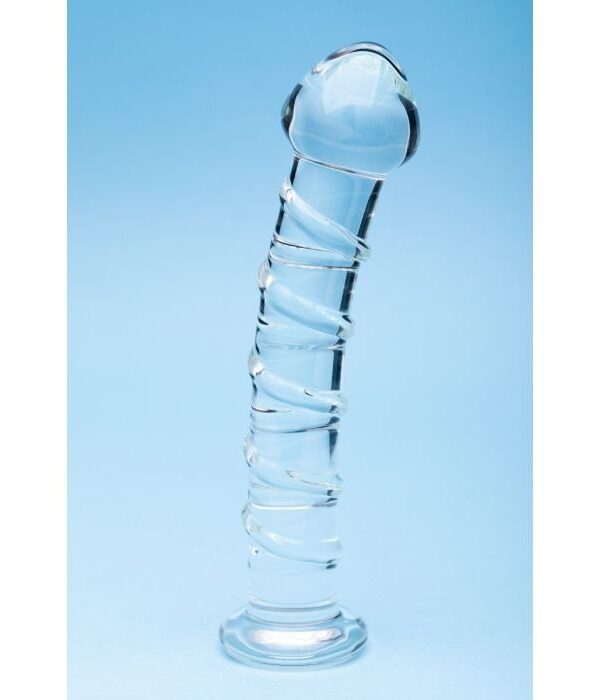 Alternative view of Clarity Seraphic Spiral Glass Dildo