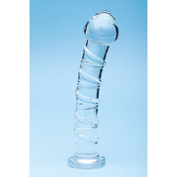 Clarity Seraphic Spiral Glass Dildo - Image 2