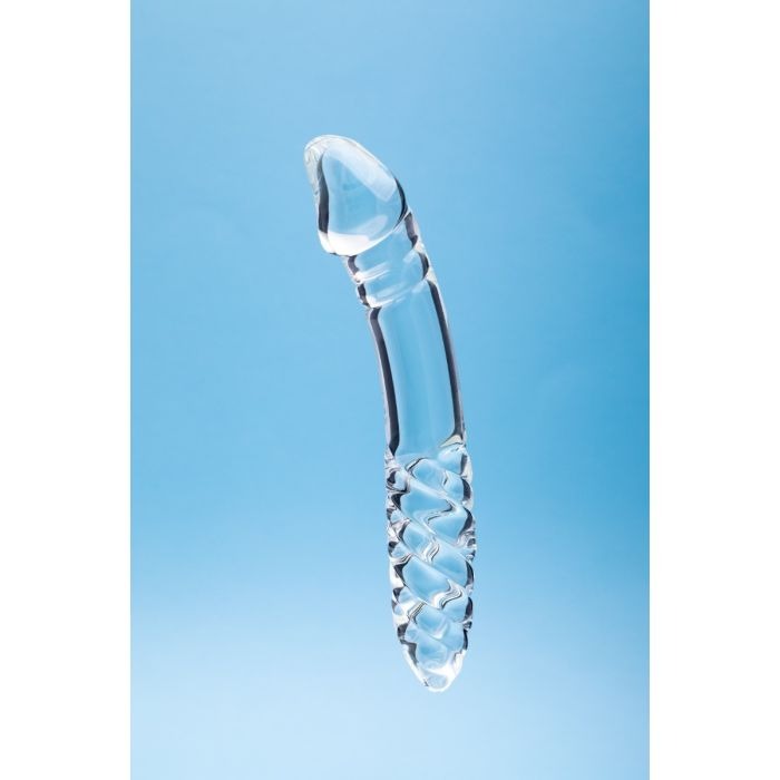 Clarity Celestial Desire 7.4" Double-Ended Glass Dildo - Image 3