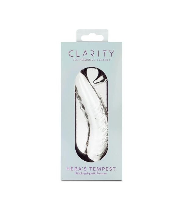 Clarity Hera’s Tempest 5.5" Glass Dildo with Handle - Image 2