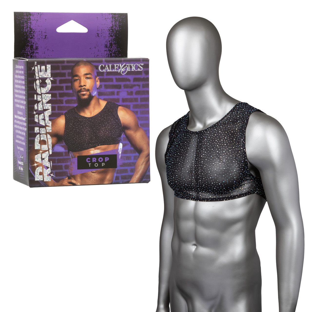 Radiance crop top package with mannequin display