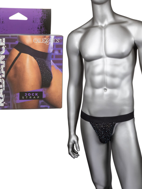 Retail package for the Radiance rhinestone jock strap