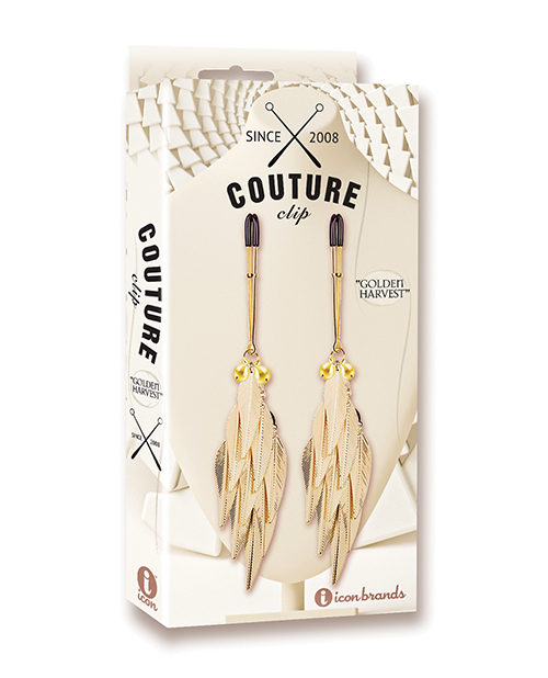 Couture Clips Golden Harvest luxury nipple clamps retail box