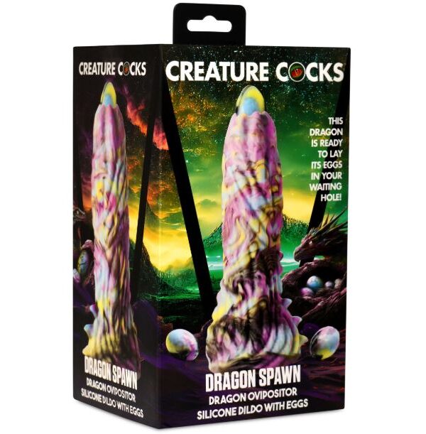 Dragon Spawn ovipositor in its Creature Cocks retail box