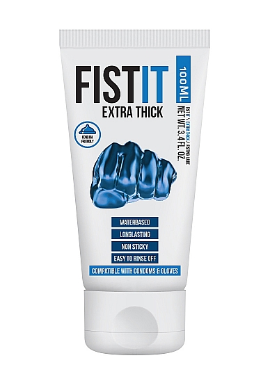 Fist It Extra Thick 100ml squeeze tube with blue fist label