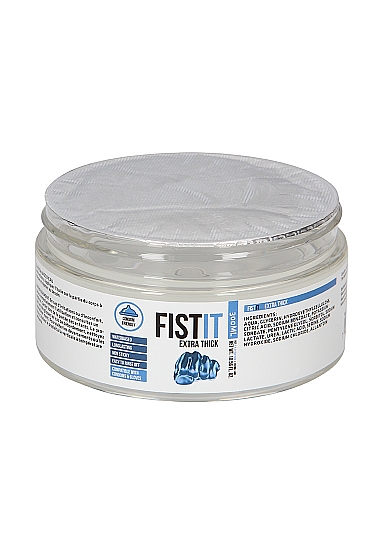 Fist It Extra Thick jar from a low angle