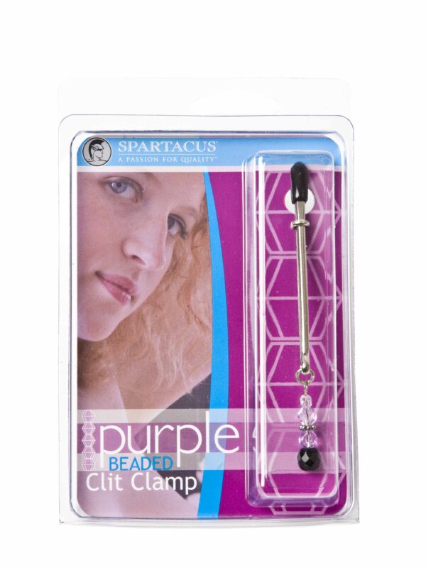 Older retail pack for the purple tweezer clit clamp