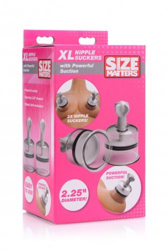 Size Matters XL nipple suckers retail box