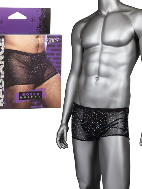Retail package for the Radiance rhinestone boxer briefs